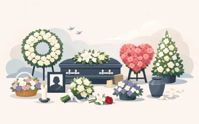 12 Funeral Flower Tribute Ideas