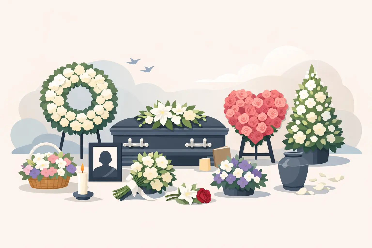 12 Funeral Flower Tribute Ideas