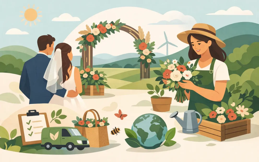 Choosing a Sustainable Wedding Florist UK