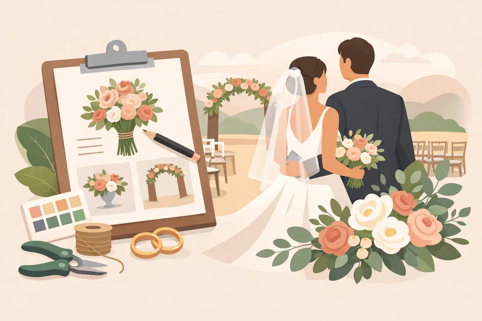 How to Plan Wedding Florals Well How to Plan Wedding Florals Well