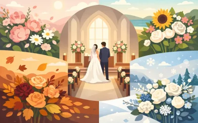 Best Flowers for Church Weddings, by Season