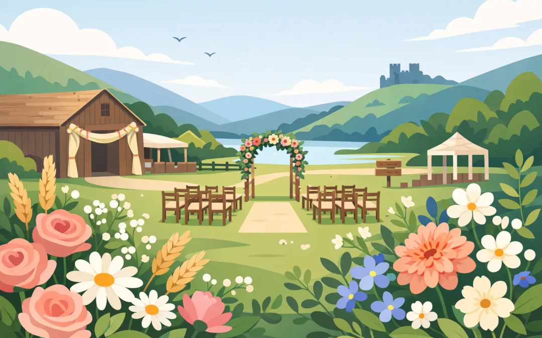 Best Flowers for Country Weddings in Derbyshire