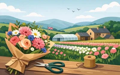 Why Choose a British Grown Bouquet in Derbyshire?