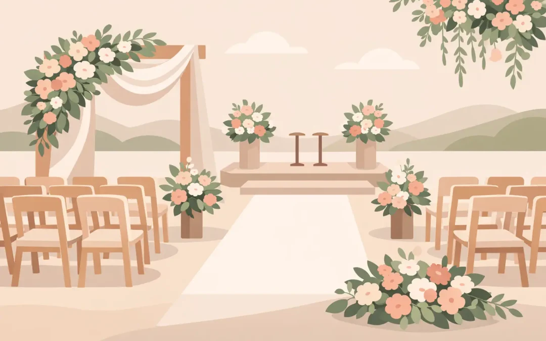 A Practical Guide to Ceremony Flower Placement