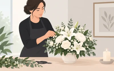 Sweetpea Macfie Chesterfield Florist How to Arrange Farewell Flowers with Care
