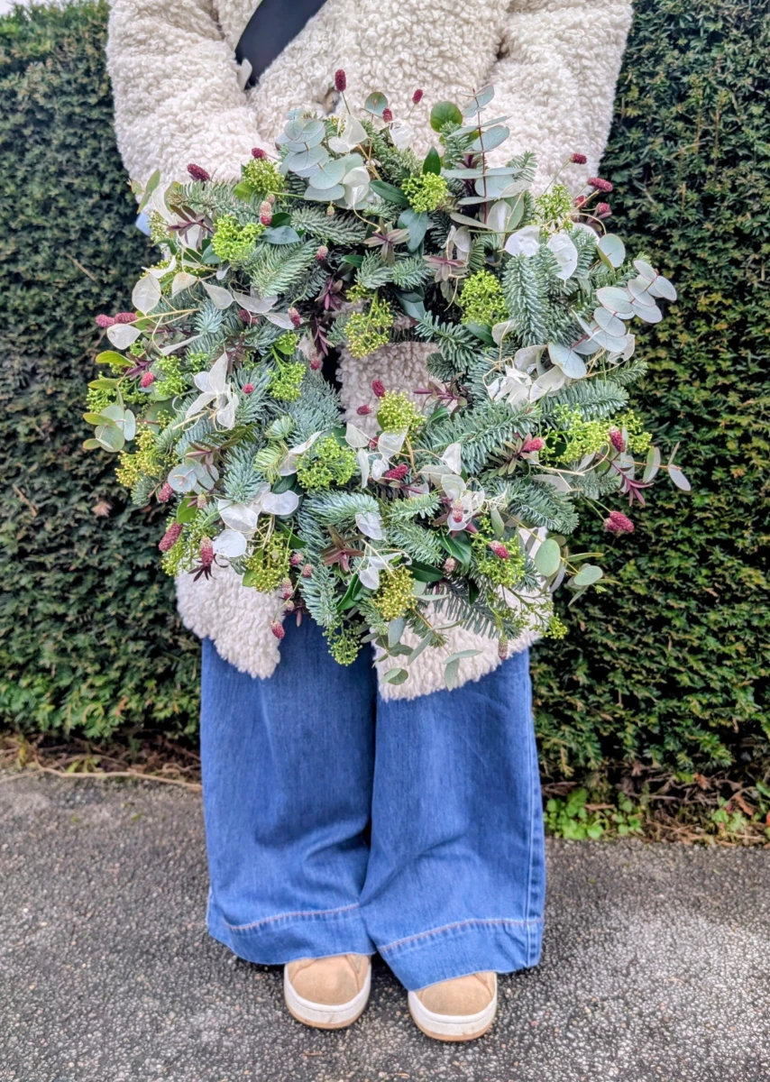 Sweetpea Macfie Chesterfield Florist Christmas Wreath Making Workshop