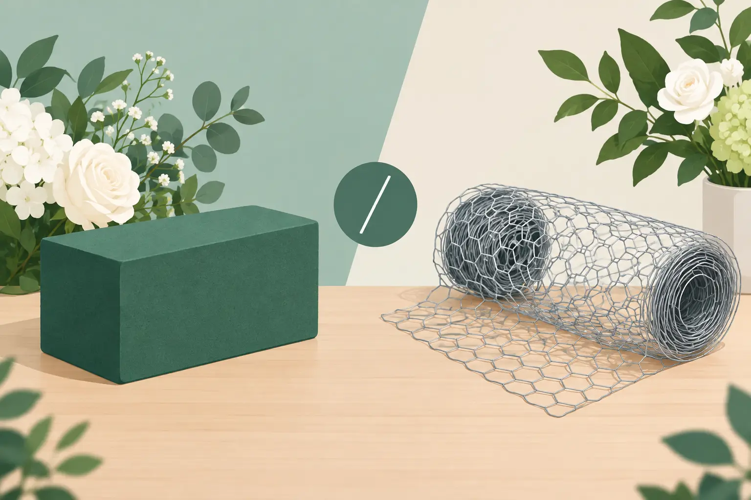 Floral Foam Versus Chicken Wire: Which Works? Floral Foam Versus Chicken Wire: Which Works?