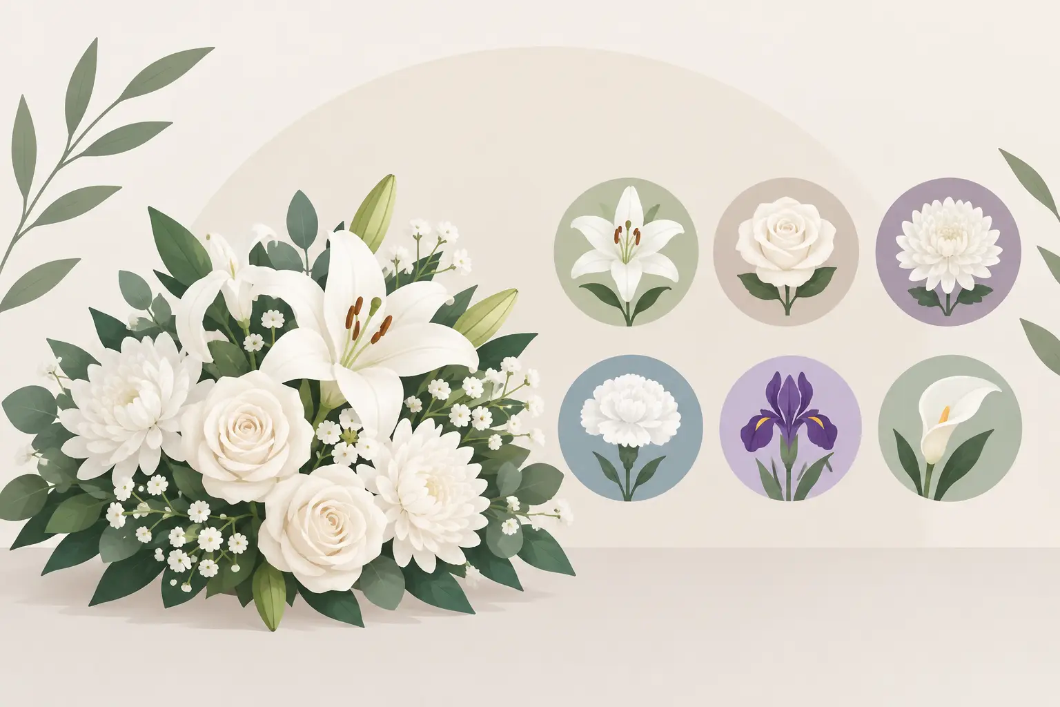 Funeral Flower Symbols and Their Meanings