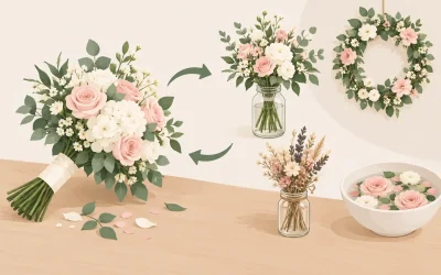Sweetpea Macfie Chesterfield Florist How to Reuse Wedding Flowers After the Day